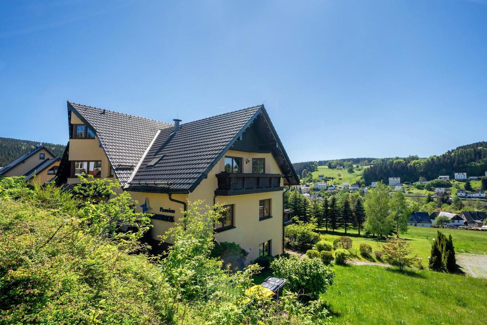 Pension Bergblick Мариенберг Экстерьер фото